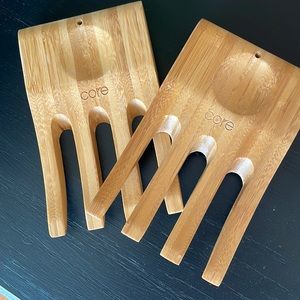 CORE bamboo salad tongs. Never used. Excellent like new condition